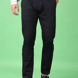 V-Mart Men Solid Mid-Rise Chinos Trousers-image-83