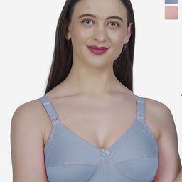 SHYAM SONS FLAIR Women Pack of 2 Solid Full Coverage Non Padded Non-Wired Minimizer Bra-14