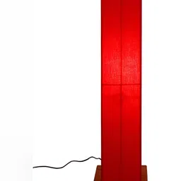 Devansh Red & Brown Rectangle FloorLamps image 3
