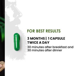 Sheopal's Set Of 2 Beard Growth Capsules For Thicker & Longer Beard - 60 Capsules Each image 4