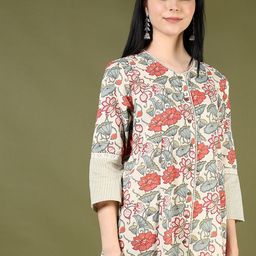 LIMEROAD Women Floral Printed Kurta-image-50