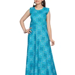 BAESD Ethnic Motifs Print Maxi Dress-picture-21