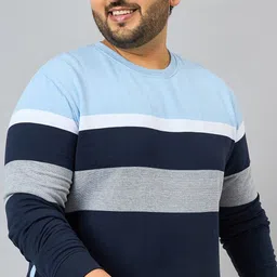 AUSTIVO Men Colourblocked Pullover Sweatshirt-image-72