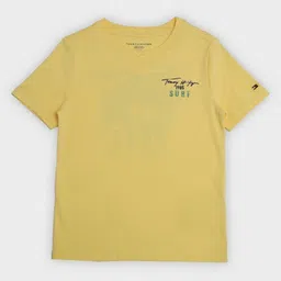 Tommy Hilfiger Outlet Collection Boys Graphic Printed Pure Cotton T-Shirt-image-11