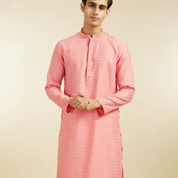 Diwas by Manyavar Floral Woven Design Straight Kurta-image-99