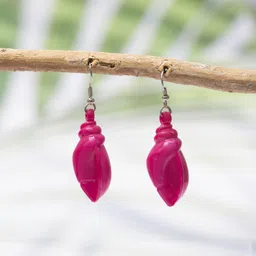Creative Frogs Pink Contemporary Drop Earrings-picture-49
