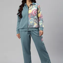 She N She Women Abstract Printed Top Pyjamas Night suit-image-53