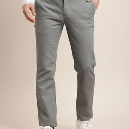 Turtle Men Relaxed Slim Fit Flat Front Chinos Casual Trouser-image-82