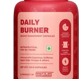 Daily Burner Capsules with CarbBliss®& ACV | Controls Craving and Manages Weight-10