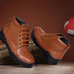 New DMS Genuine Leather Army/NCC/Police Zip Boot for Men Boots For Men-image-94