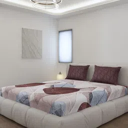 Monte Carlo Stanley Brown & Grey Printed 144 TC King Bedsheet Set 1.85 m x 1.95 m-picture-6