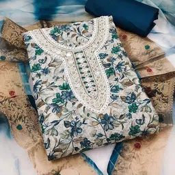DIVASTRI Printed Unstitched Dress Material-image-60