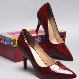THE WHITE POLE Women Closed Back Stiletto Mules-28