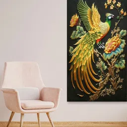 DEKORSTATION Multicoloured 1 Piece Canvas Birds and Animals Wall Paintings-picture-16