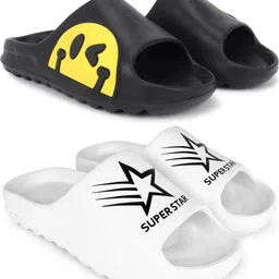 Pampy Angel Men Black Flip Flops-image-94