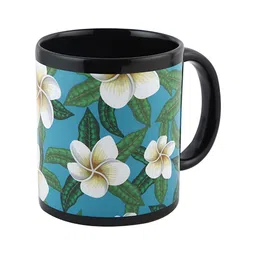 PENTADECO Blue & Green Printed Ceramic Glossy Mugs Set of Cups and Mugs image 3