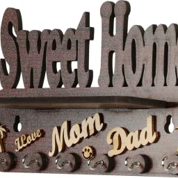 rack shelf new dishing home decode hook of 6 single rack shalf Wooden Wall Shelf-image-94