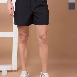 Force NXT Men Microfiber Anti Viral Anti Odour Cool Pack of 3 Sports Shorts-image-93