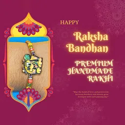 MANSIYAORANGE Thread Rakhi image 4