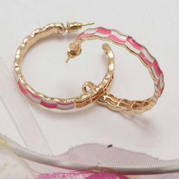 Maansh Contemporary Half Hoop Earrings-image-84