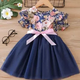 FLANZE Girls Blue Dresses-picture-49