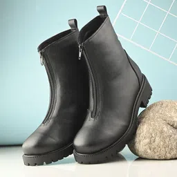 CARLO ROMANO Women Solid Block Heel Chelsea Boots-25