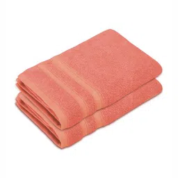Boutique Living India Zen Living 2Pcs Peach-Colored 550 GSM Hand Towels-picture-40