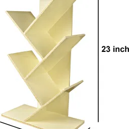 lal haveli Book Self, book storage rack Engineered Wood Open Book Shelf image 4