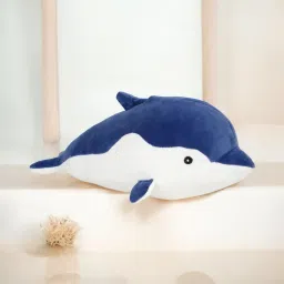 Soft Toys For Kids | Plush Dolphin Soft Toy | Ideal Gift for 6+Months Baby - 39 cm-image-47