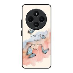 QRIOH Unisex Redmi 14C 5G Quirky Shockproof Glass Back Case-image-66