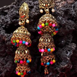 Anouk Contemporary Jhumkas Earrings-image-49
