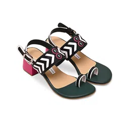 Aprajita Toor Leather Block Sandals image 1