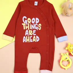 V-Mart Infant Boys Printed Cotton Rompers-image-5