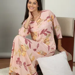 Sweet Dreams Printed Maxi Nightdress-image-15