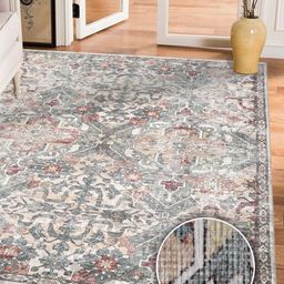 Kaleen India Green Traditional Anti-Skid Polyester Carpet-image-63