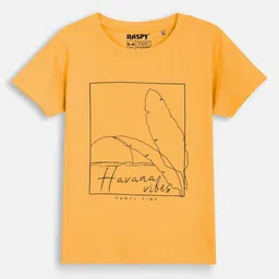 RASPY Boys Pack of 3 Graphic Printed Round Neck Cotton T-shirts-picture-5