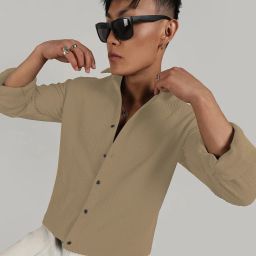 Men Regular Fit Self Design Casual Shirt-image-13