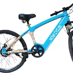 MONK SKY BLUE ELECTRIC BICYCLE 26 inches Single Speed Lithium-ion (Li-ion) Electric Cycle-image-93