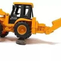 sr toys Plastic 2 in 1 JCB Construction Vehicle, Pack of 1, Yellow-picture-7