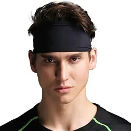 Sports Headband Non Slip in Sweatband for Women Men, Stretchy Soft Running Wicking Head Sweat, Lightweight Elastic Exercise Band-image-49
