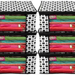 Angelkrafts Clothes soiled with Transparent Window & Zipper Closure | PC of 12 Jersey Cotton Laundry Bag-image-48