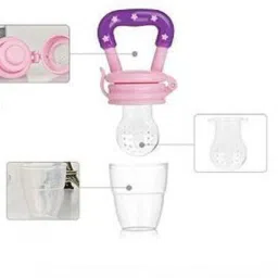 mukky Baby Fresh Food Feeder Nipple Pacifier Teether and Feeder Teether and Feeder (multiclour )pack of 1 Teether and Feeder image 4
