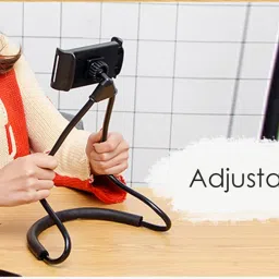 Paramits Multi Function Detachable Lazy Neck Cell Phone Holder Stand Lazy Necklace Smartphone Bracket For 4 to 10 Inch Phone Mobile Holder image 4