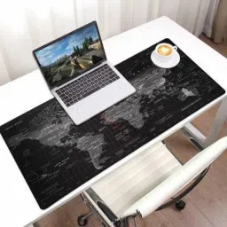 CLUSPEX Large Extended Mouse Pad, Non-Slip Rubber Base, Soft Gaming Desk Keyboard Pad Mat for Gaming Offices & Home World Map Mousepad image 4
