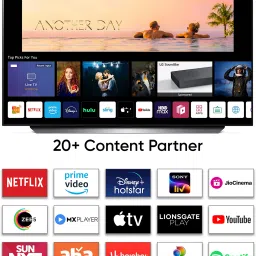 lg OLED C2 121 cm (48 inch) OLED Ultra HD (4K) Smart WebOS TV with Alpha9 AI Processor 4K Gen5, AI Picture Pro, Pixel Dimming, Dolby Vision IQ, Dolby Atmos, Eye Comfort Display, NVIDIA G-SYNC, VRR, AMD FreeSync, 120 Hz Refresh Rate, Game Optimizer, Magic Remote Control, 5-Year Guaranteed with New OS Experience image 4