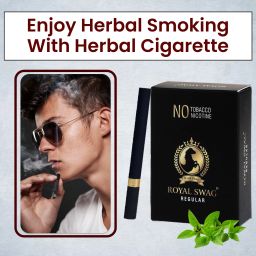 Herbal Cigarette PAAN Flavour(50 Sticks) With Anti Addiction Shot Spray 100 ml Smoking Cessations-image-76