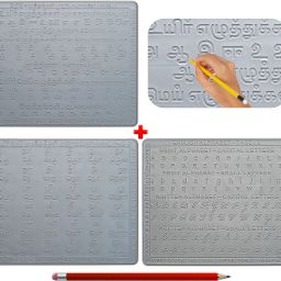 Tamil + English Slates letters in grooves-picture-20
