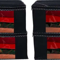 PRAHAN INTERNATIONAL Soiled Garment Bag , Apparel Storage, Appliance Covers 4 BSC_ for Sarees Cloths Polyester Laundry Bag-26