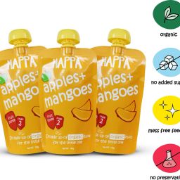 Organic Apple&Mango Fruit Puree Cereal-15