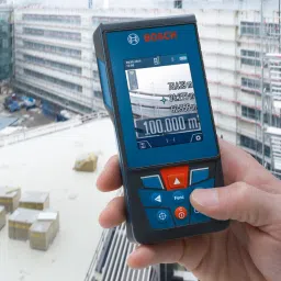 bosch GLM100-25C Laser Distance Meter, 100M Range, Non-magnetic Engineer's Precision Level image 3